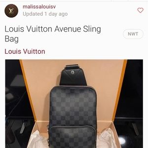 LOUIS VUITTON AVENUE SLING SCAMMER